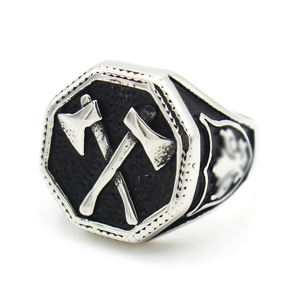 Dual-Bladed Viking Ring