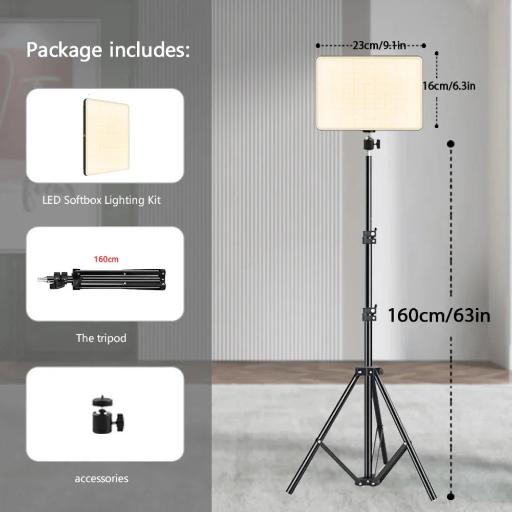 LED Studio Lamp with Tripod - Illuminating Your Studio Space with Style