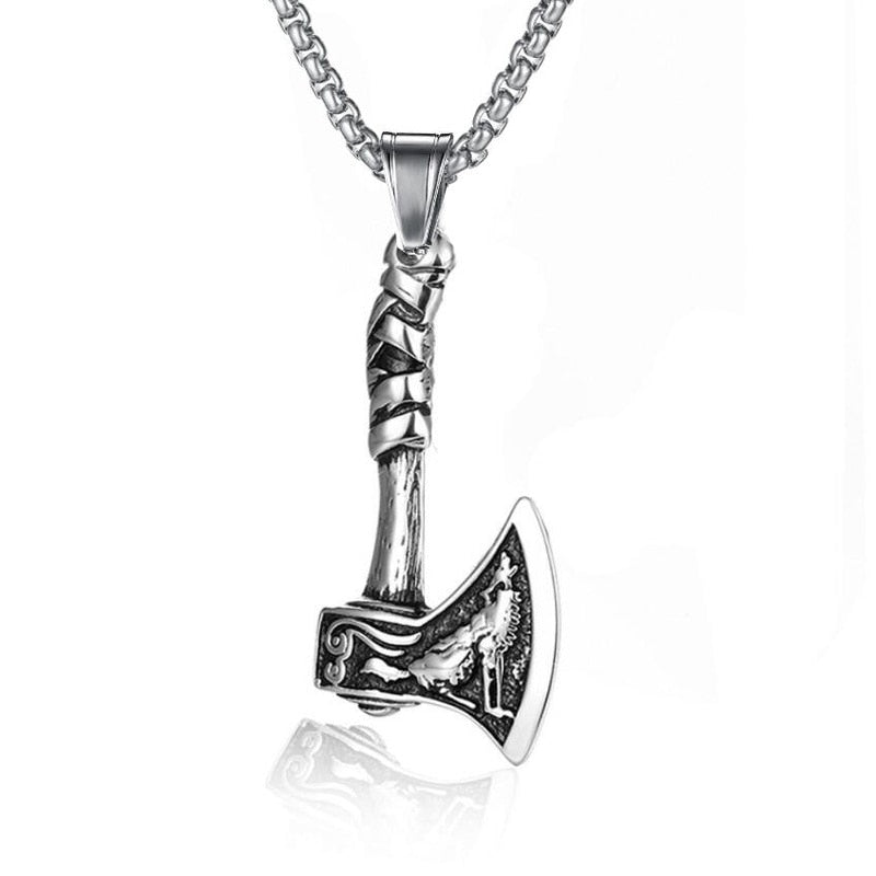 Wolf Totem Axe Pendant