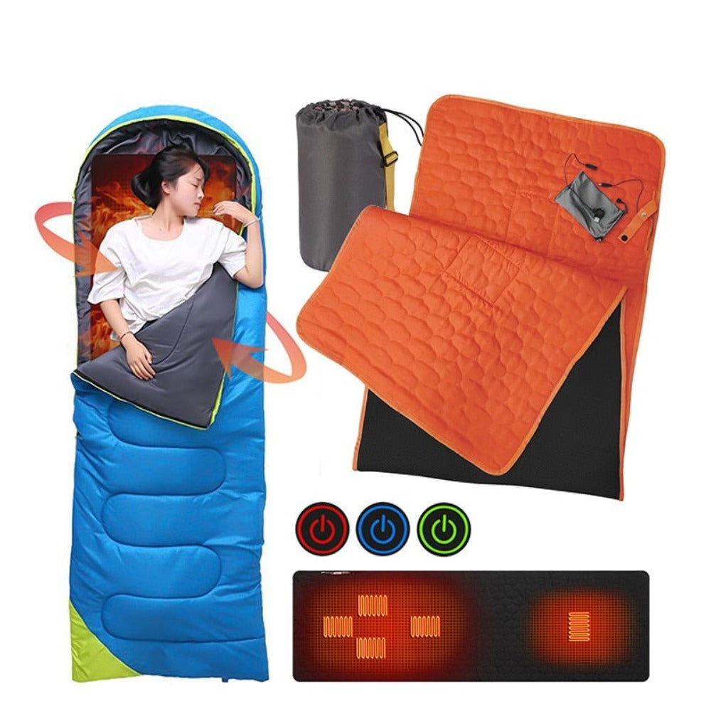 Heated USB Portable Camping Mat for Outdoor Sleeping