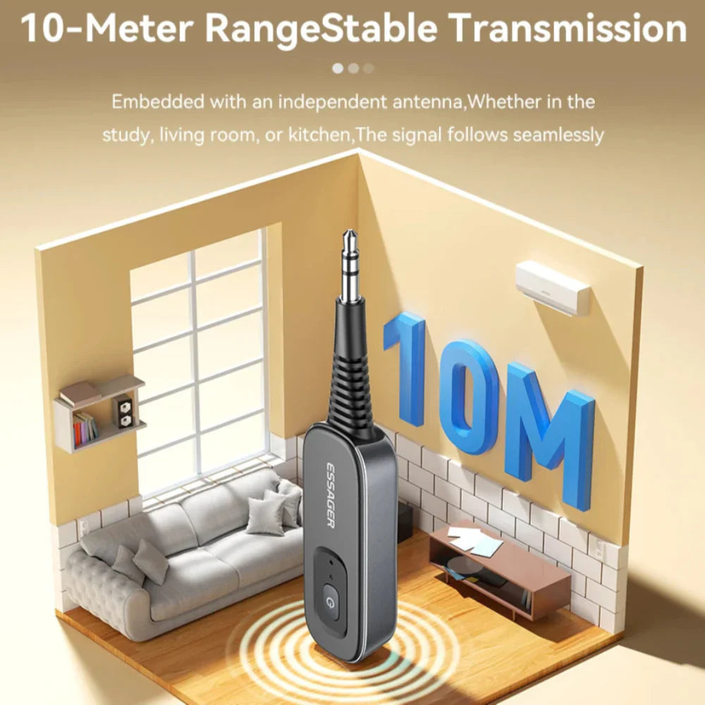 Enhanced Bluetooth 5.1 Audio Adapter