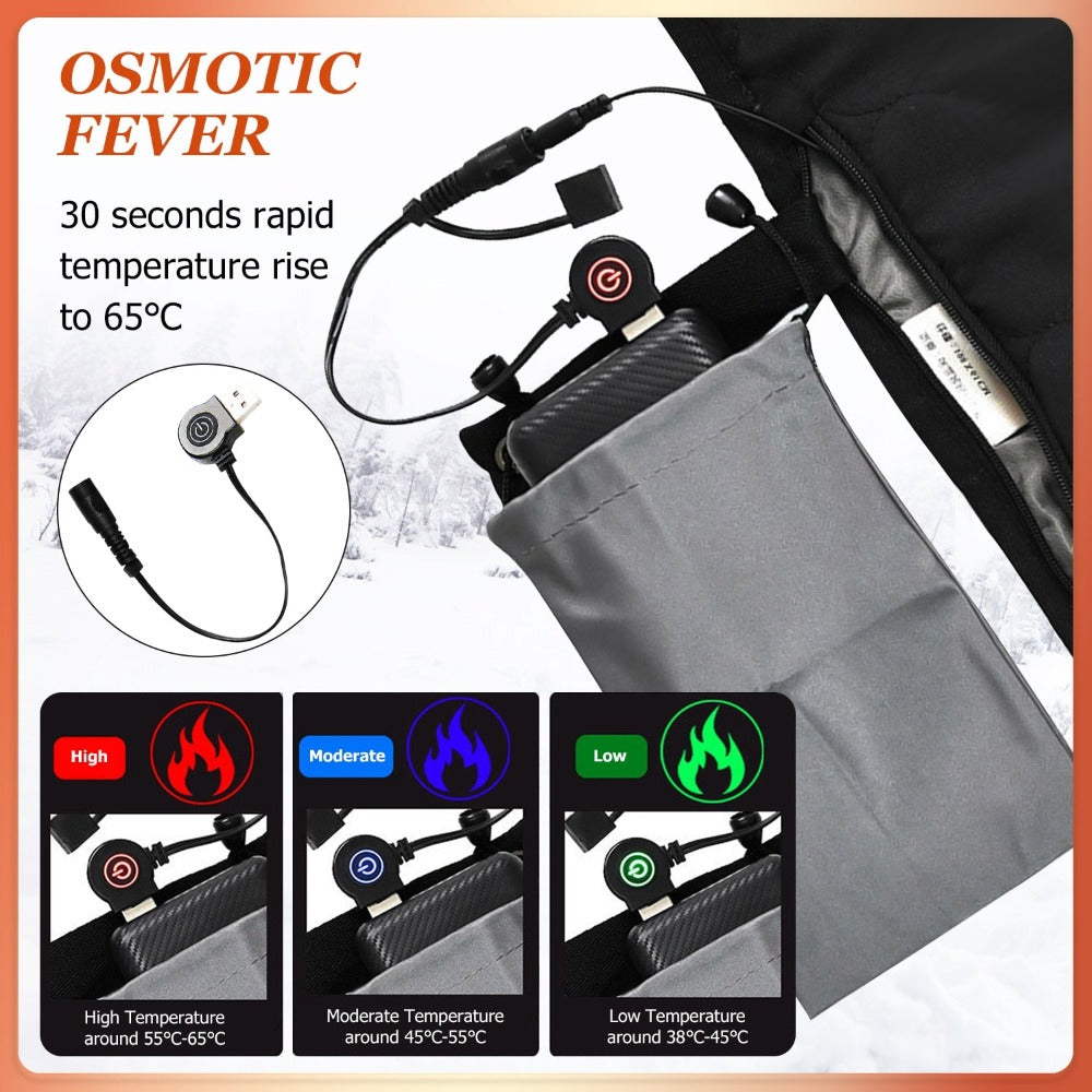 Heated USB Portable Camping Mat for Outdoor Sleeping