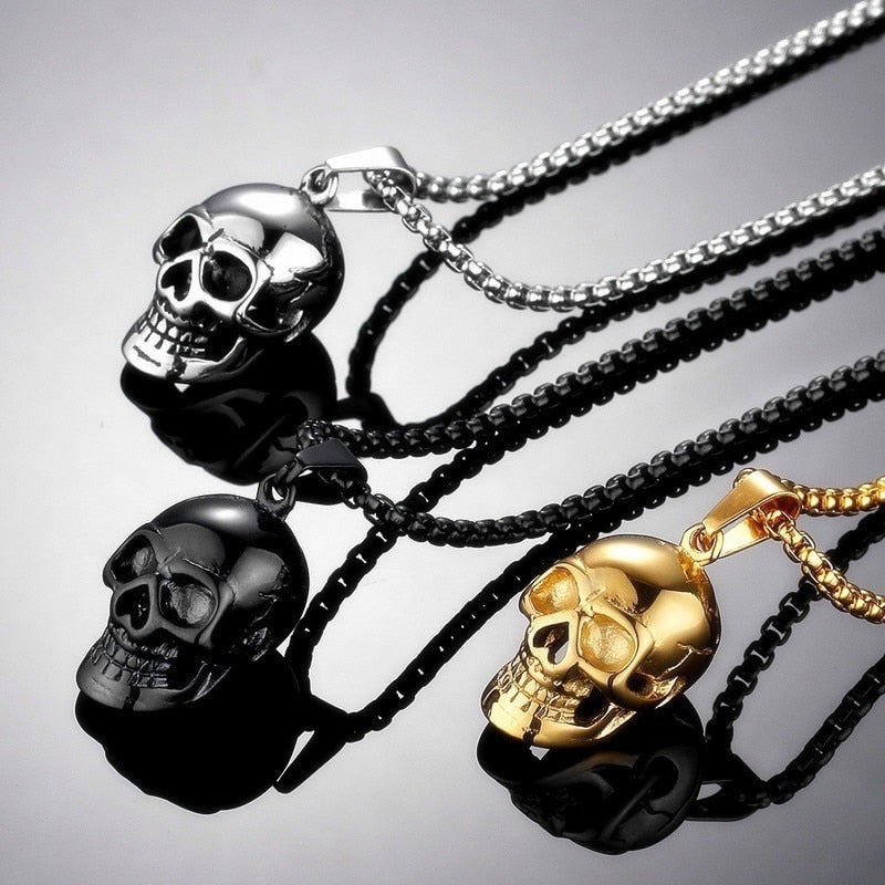 Gleaming Skeleton Pendant