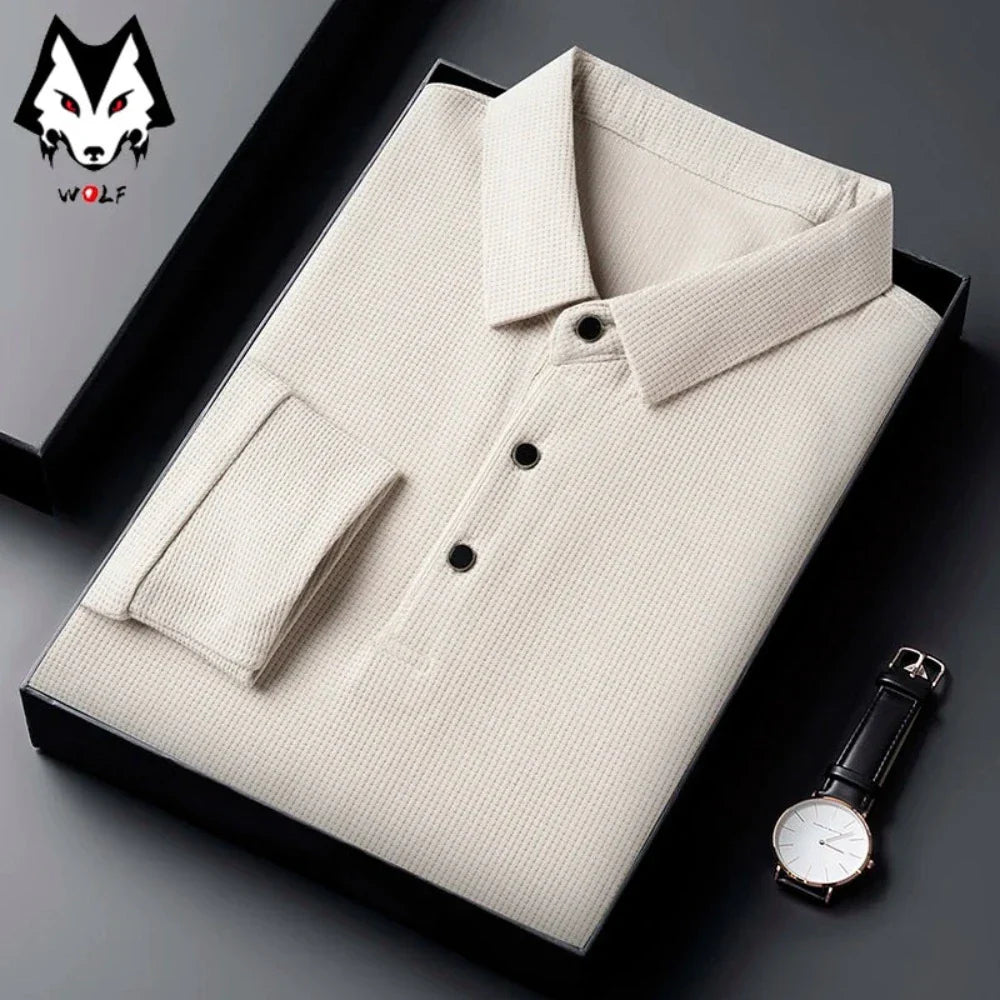 Long-Sleeved Polo Shirt for Men: A Timeless Classic