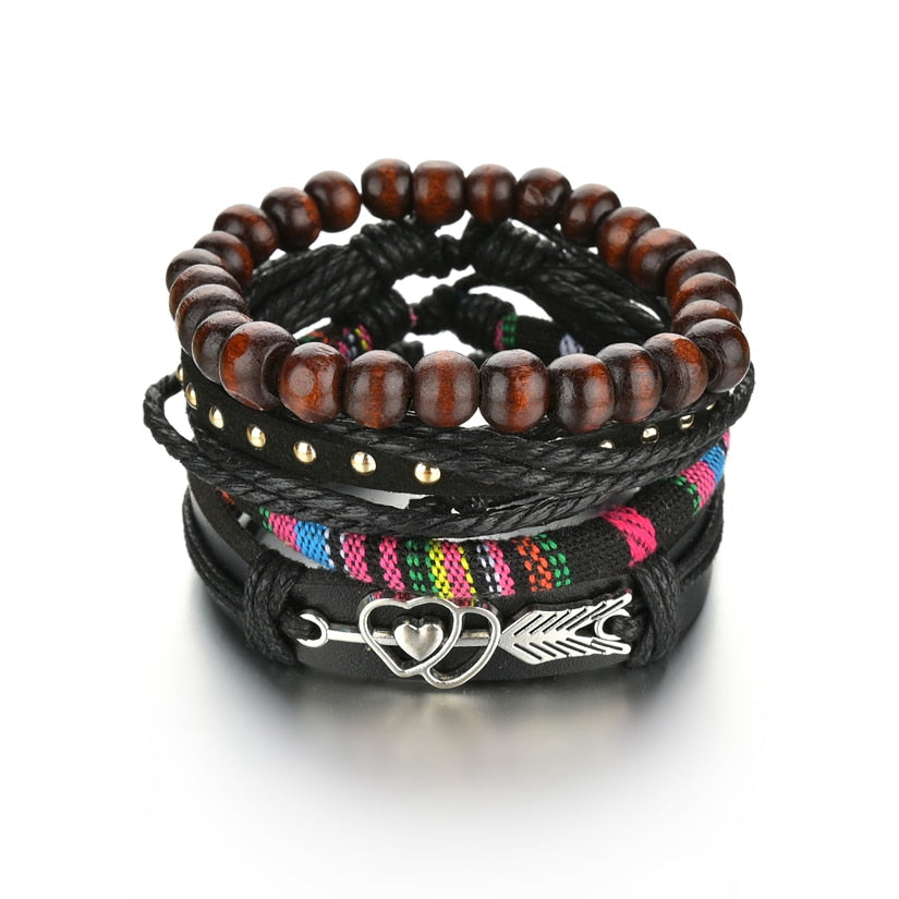 Gothic Layered Bracelet for Men