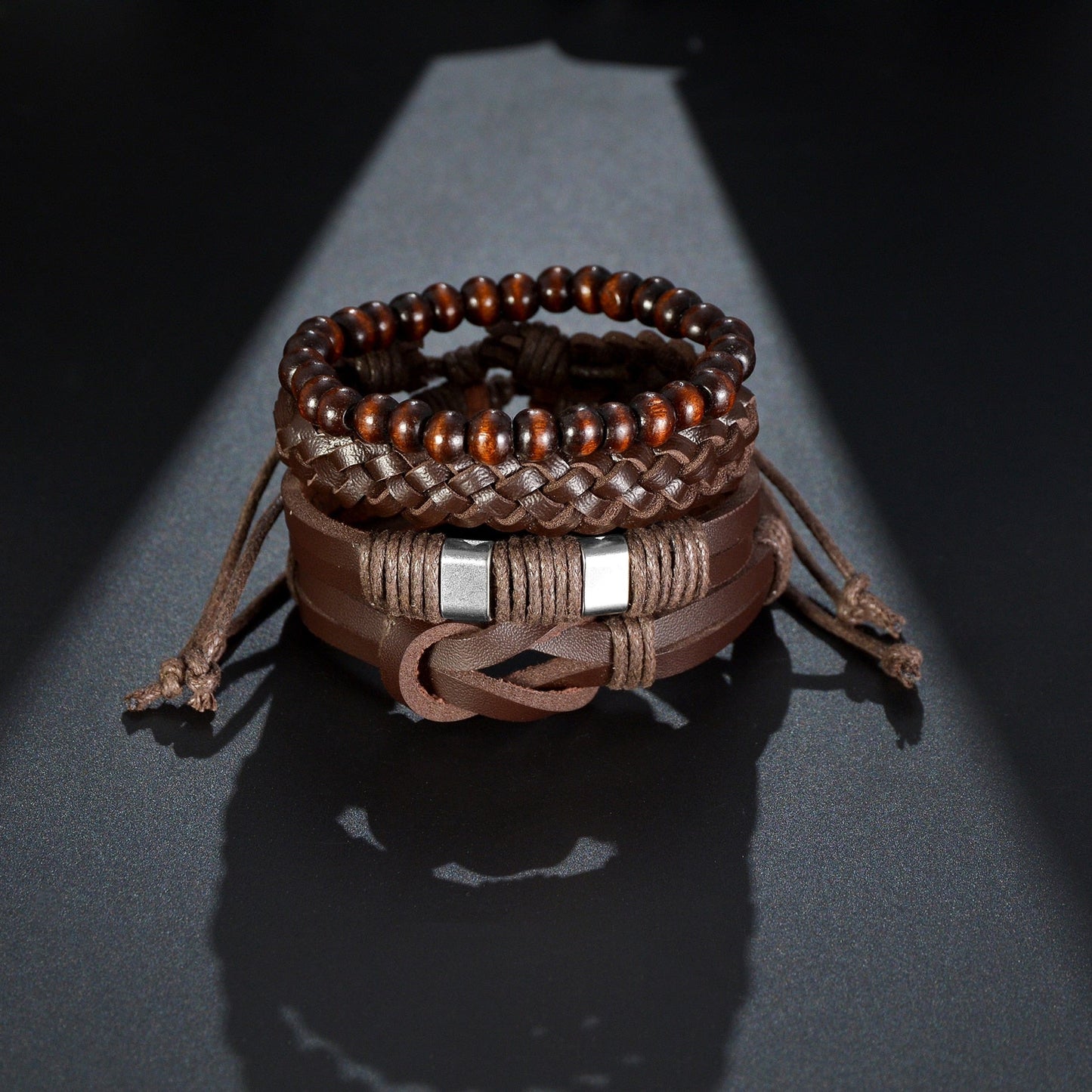 Gothic Layered Bracelet for Men
