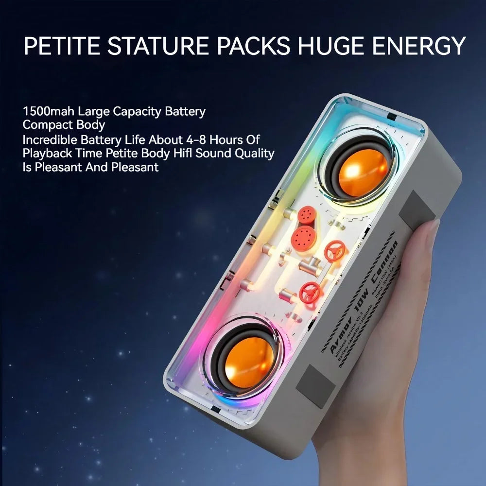 LED Gaming Bluetooth Speaker with RGB Lighting