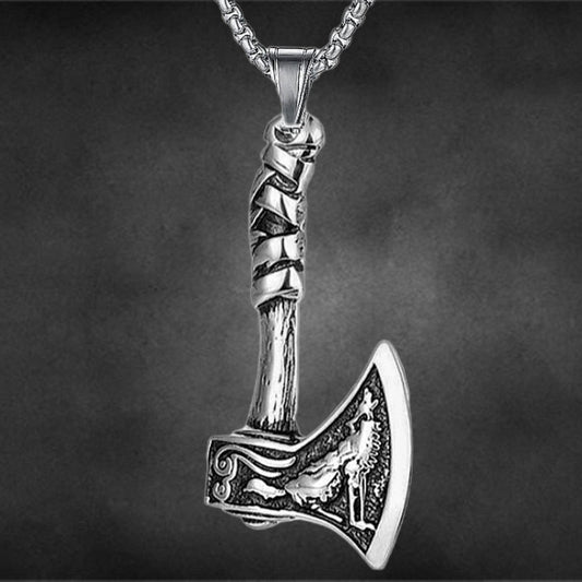 Wolf Totem Axe Pendant