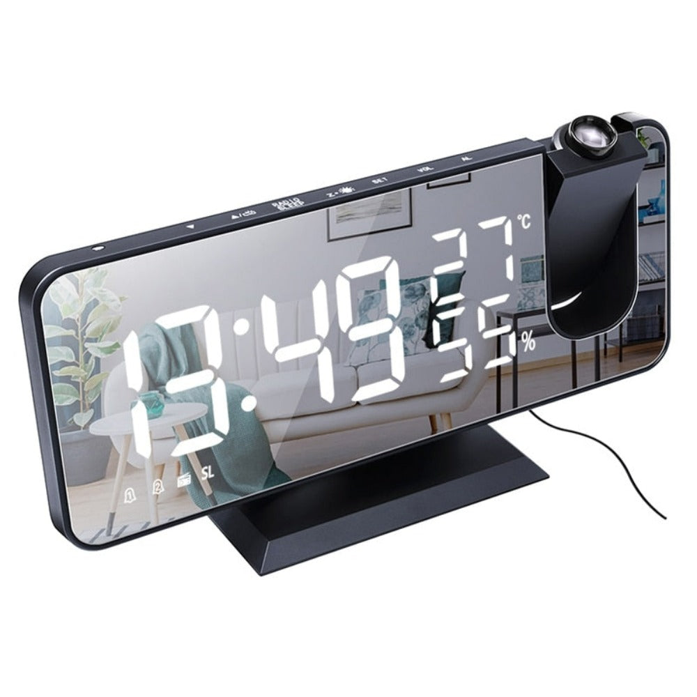 FM Radio Alarm Clock with Digital Display