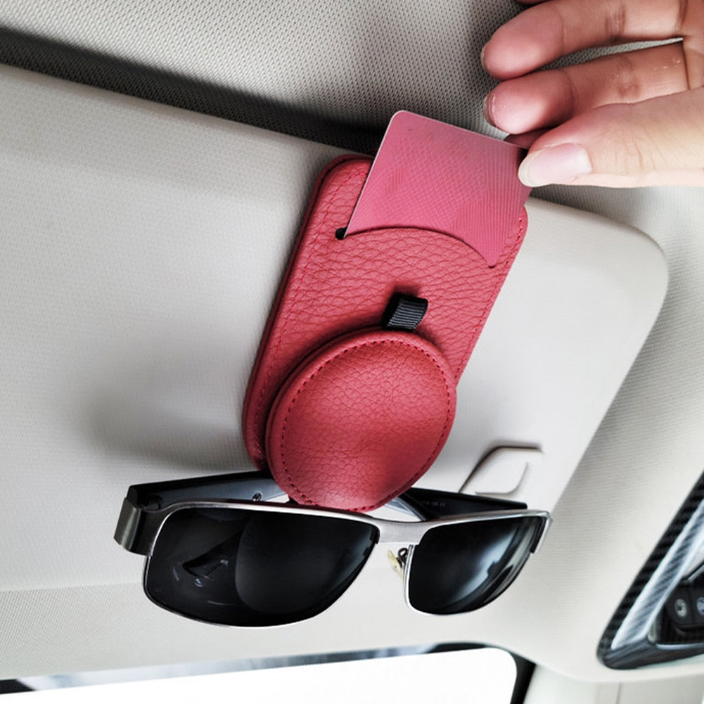 Car Ticket Holder and Shades