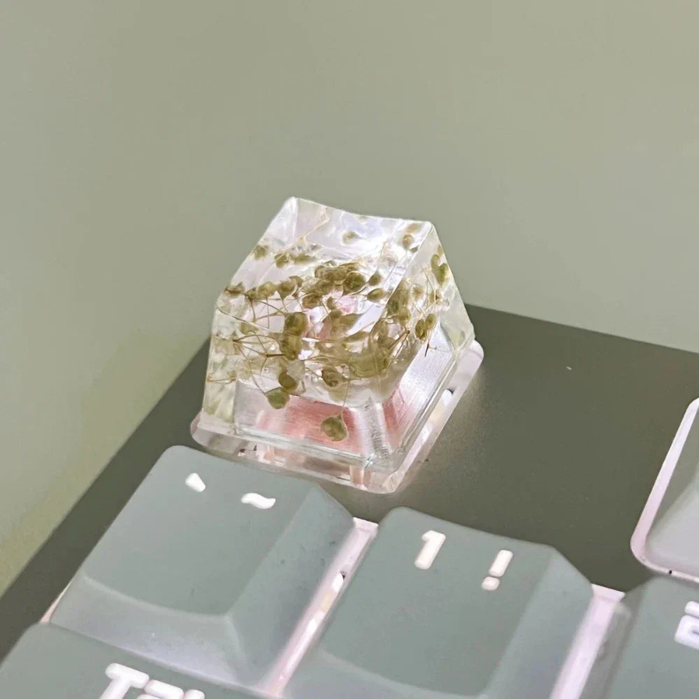 Mechanical Keyboard Keycap with Floral Design