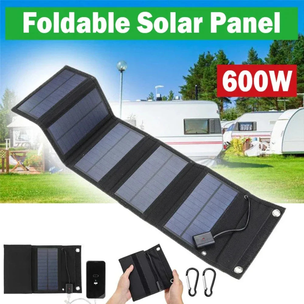 Cell Phone Solar Charger with USB Connection - Portable