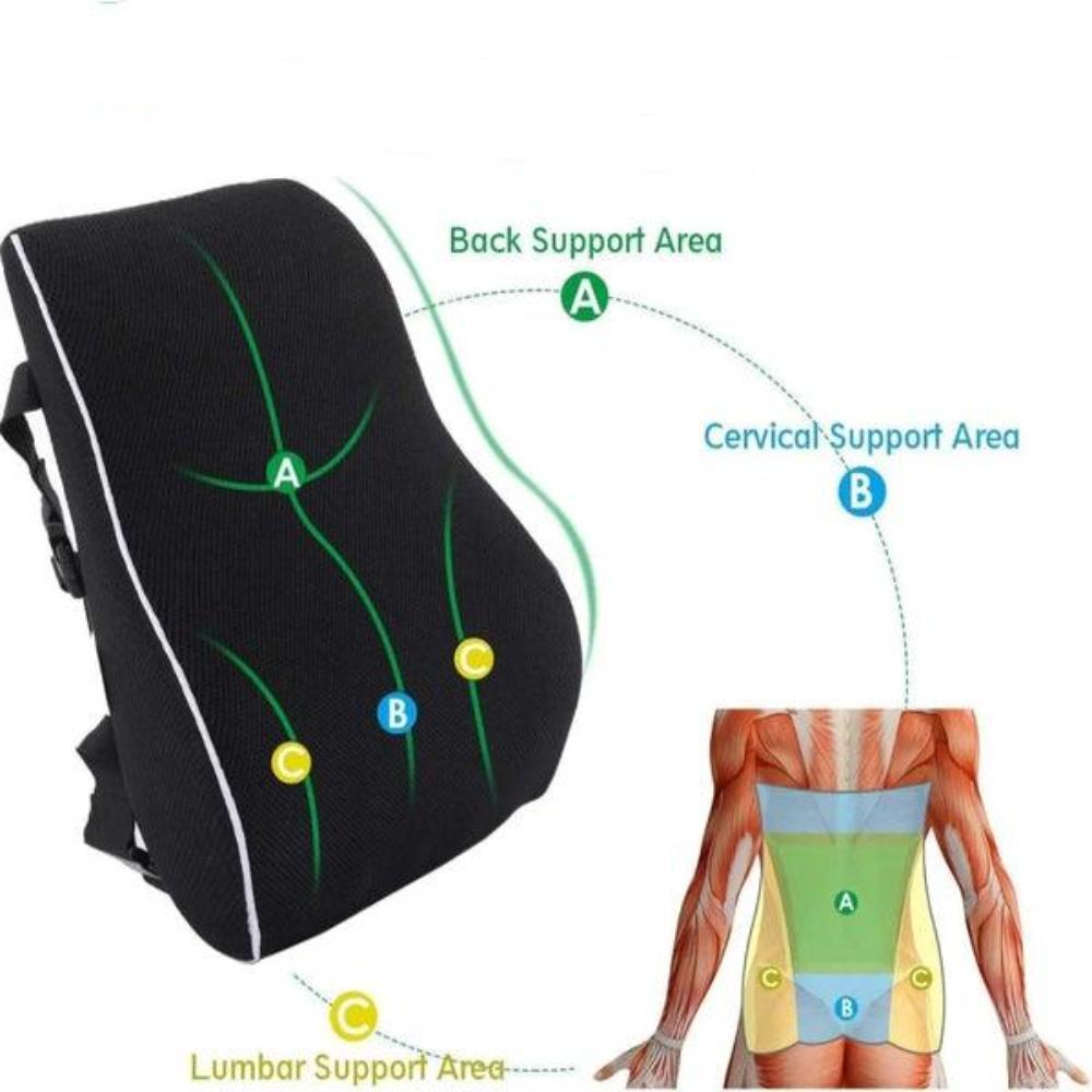Lumbar Support Cushion with Memory Foam