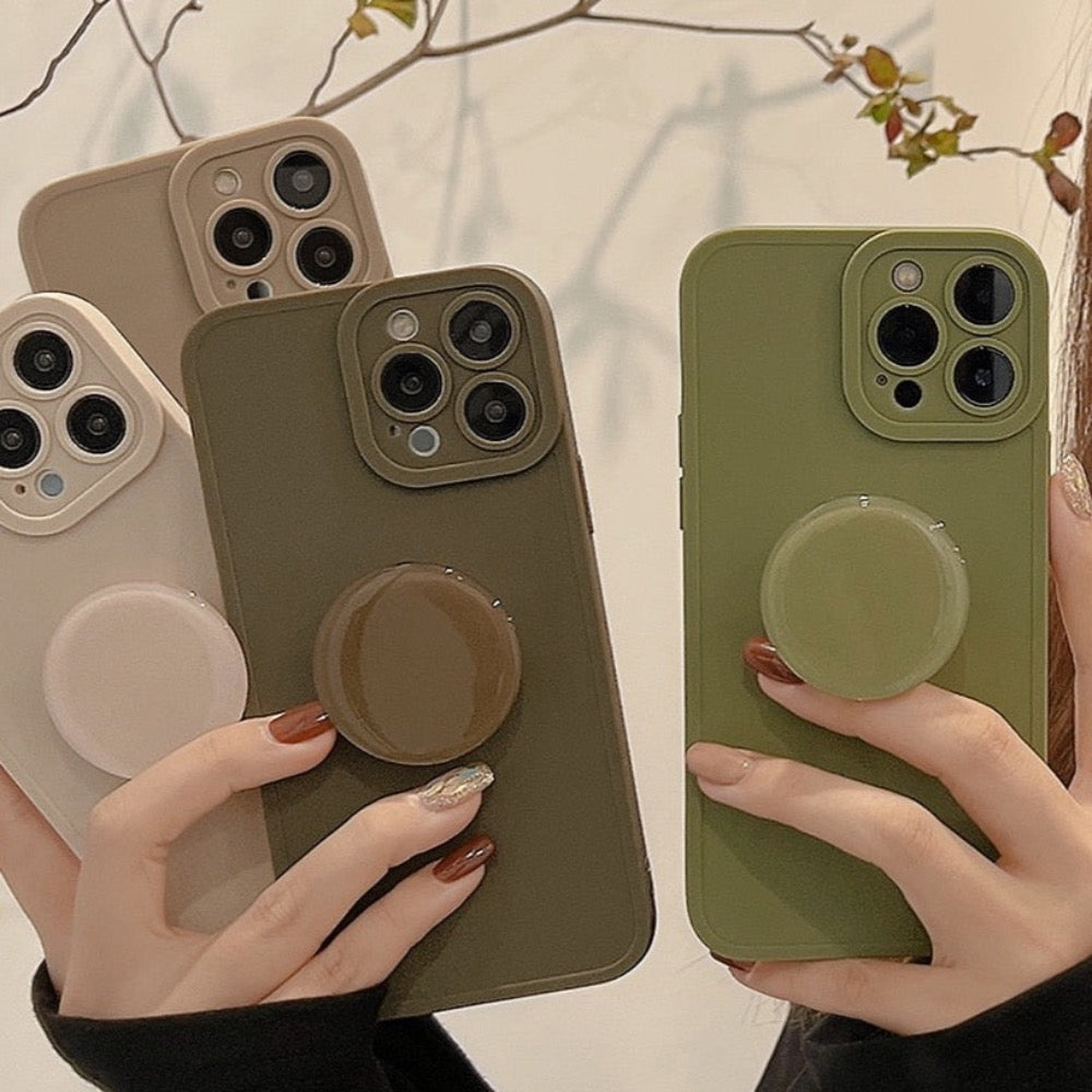 Adjustable Back Holder Earth Tone Mobile Case
