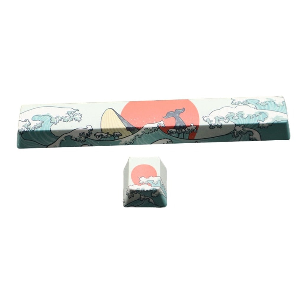 2-Piece Set of Japanese-Inspired Keycaps