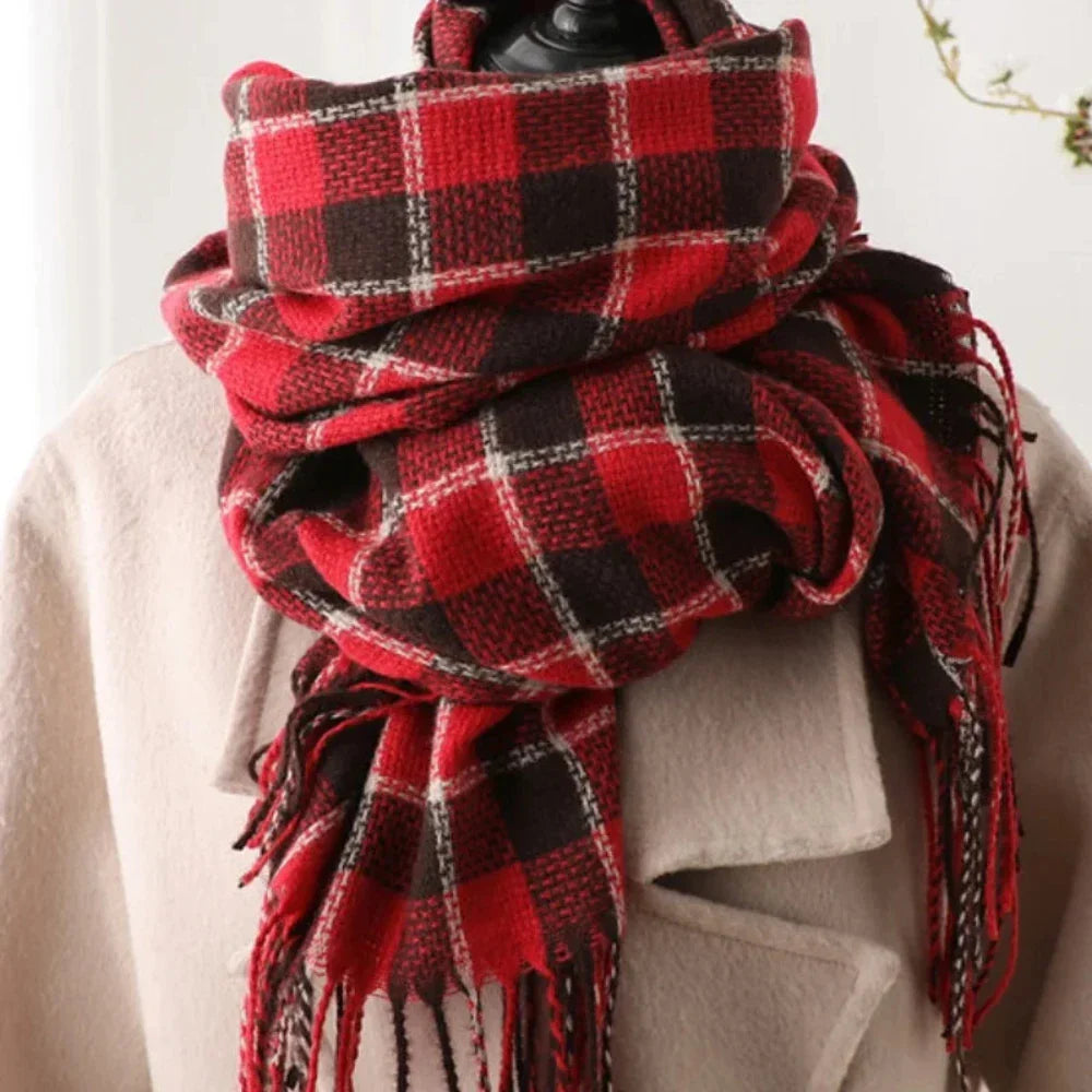 Cozy and Plaid Scarf
