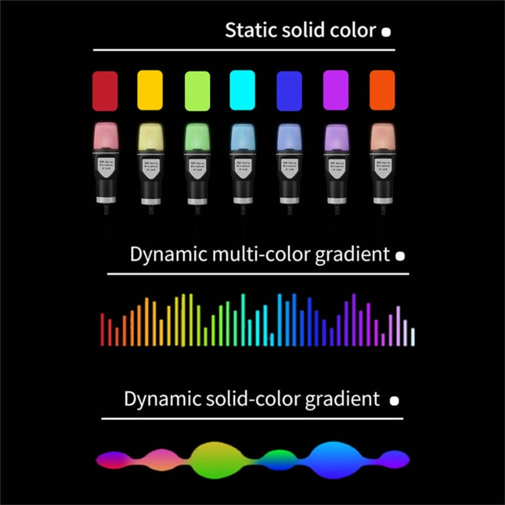 Gaming Desktop Microphone with RGB