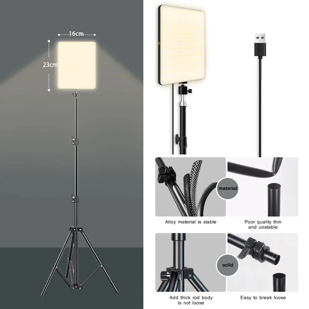 LED Studio Lamp with Tripod - Illuminating Your Studio Space with Style