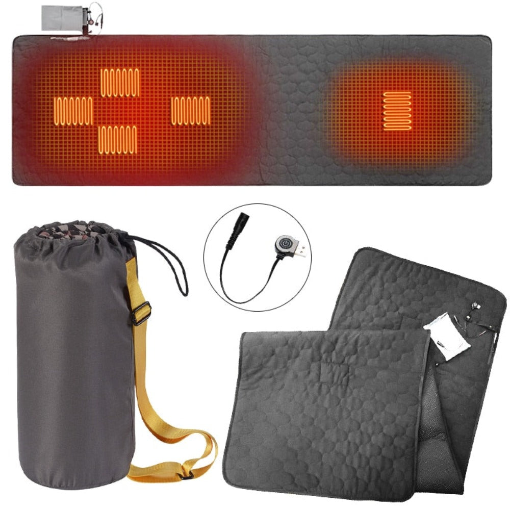 Heated USB Portable Camping Mat for Outdoor Sleeping