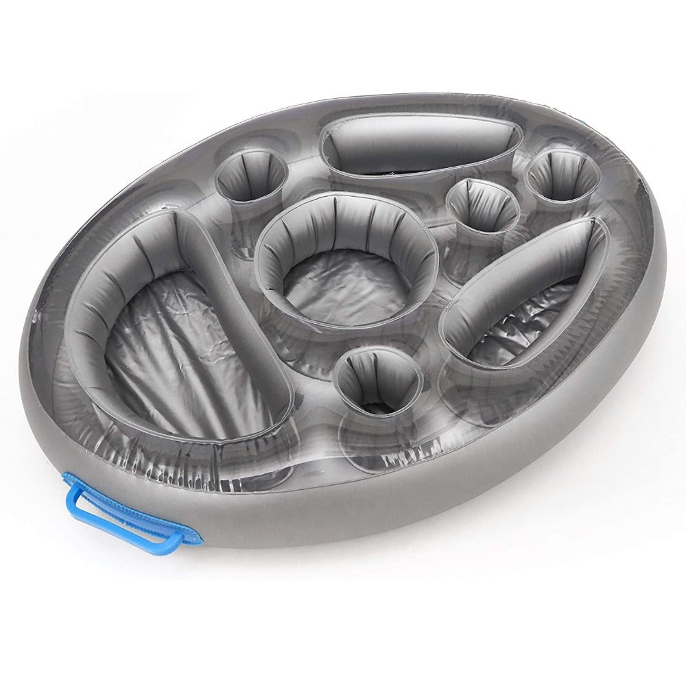 Inflatable Floating Tables for Food and Drinks in Swimming Pools