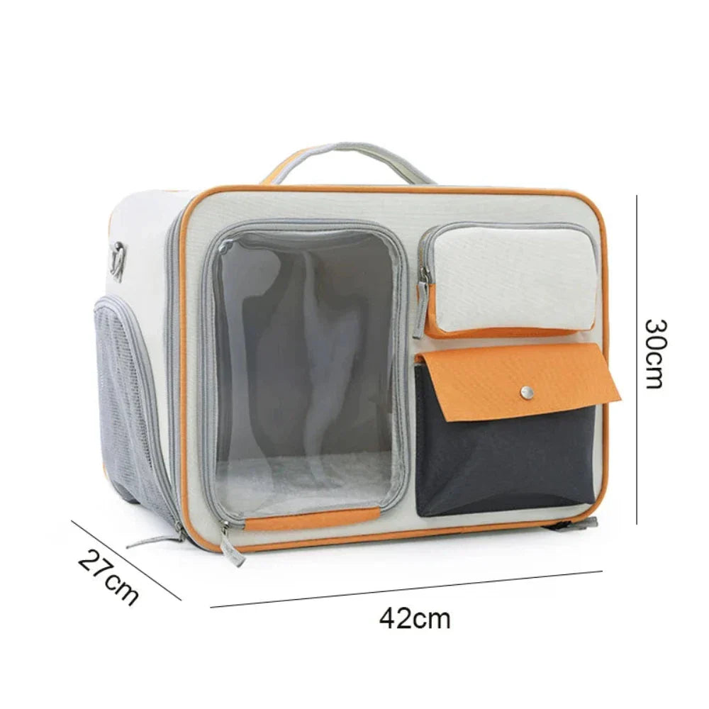 Breathable Clear Pet Travel Backpack