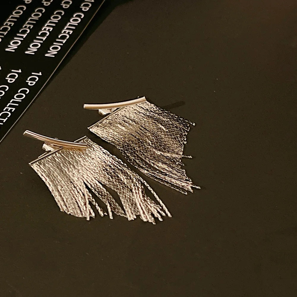 Dazzling Fringe Statement Earrings