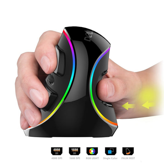 Vertical RGB Wired Mouse