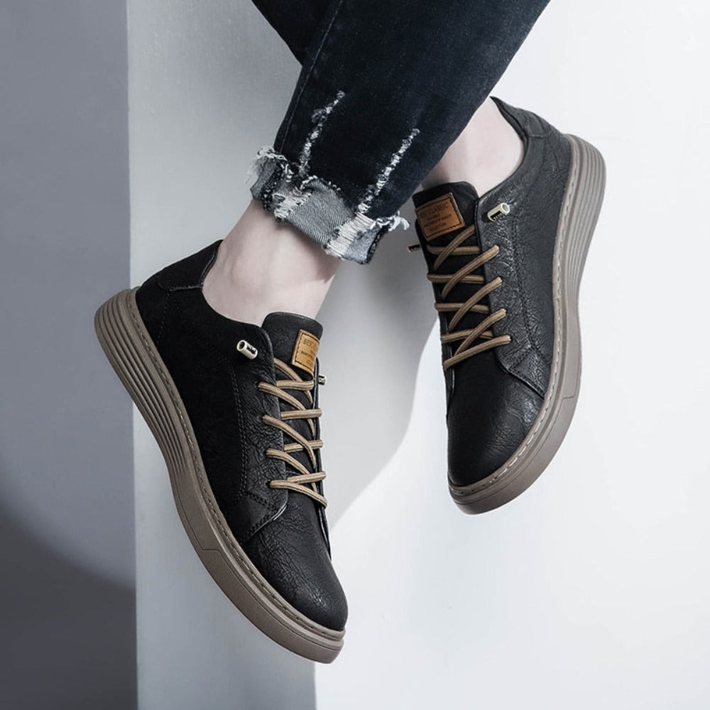Lace Up Leather Shoes for Men