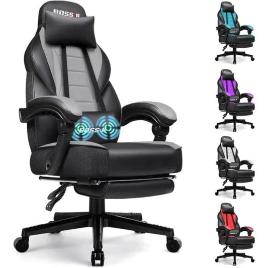 Massage-Enabled Dragon Racing Office Chair