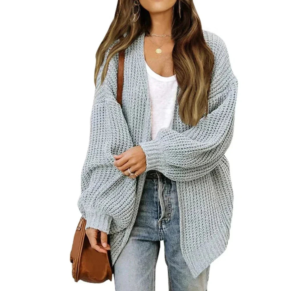 Loose Open Front Women's Casual Cardigan