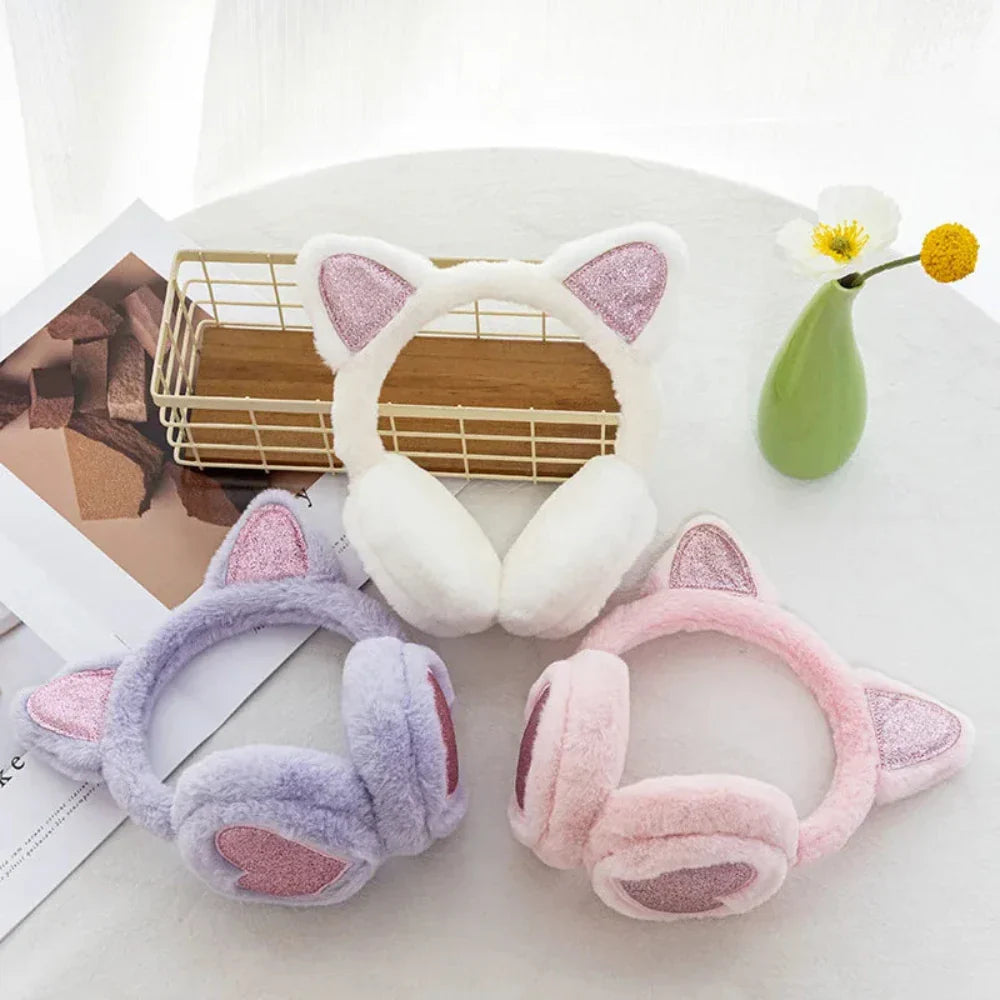Cat Ear Earmuffs for Girls