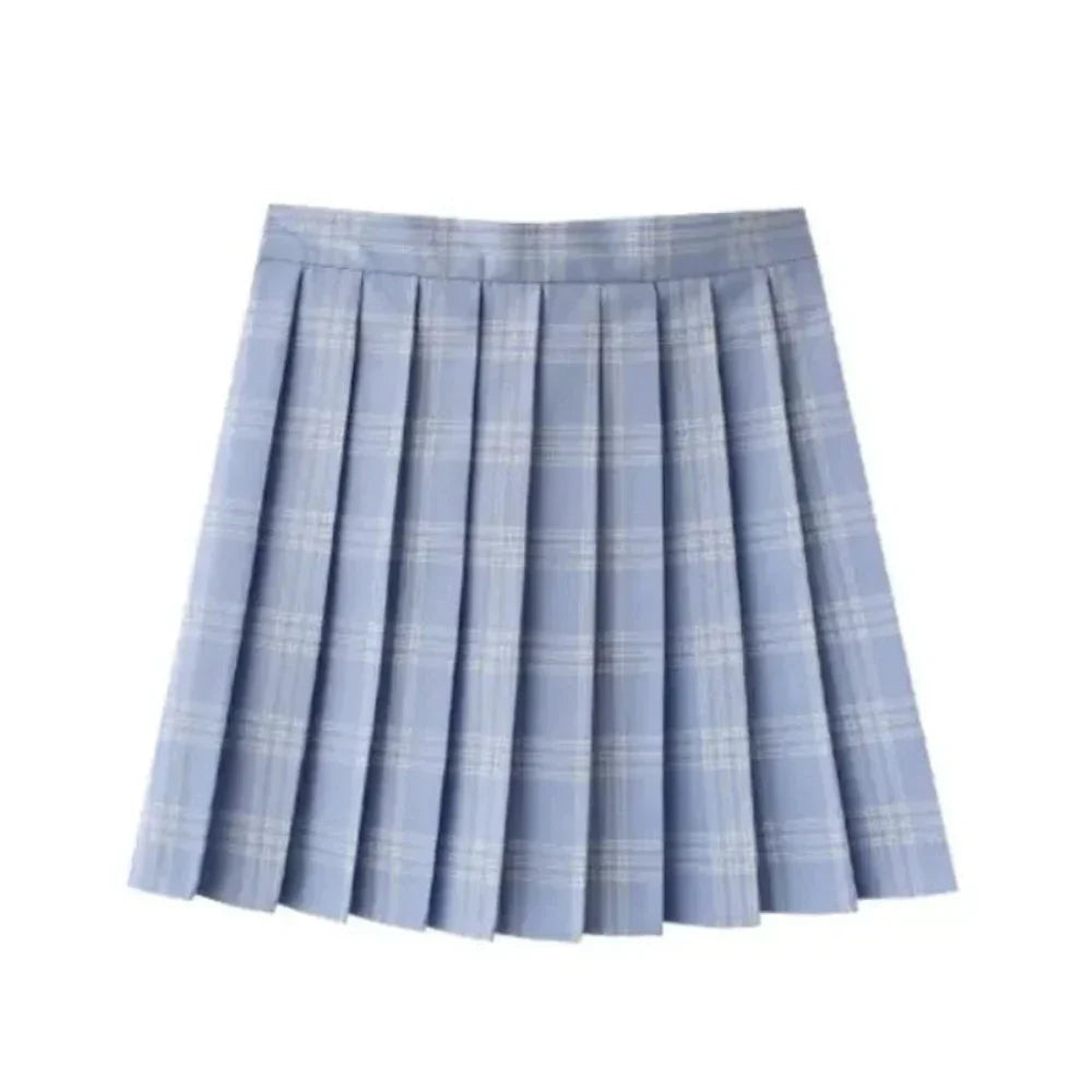 Japanese Inspired Checkered Mini Skirt