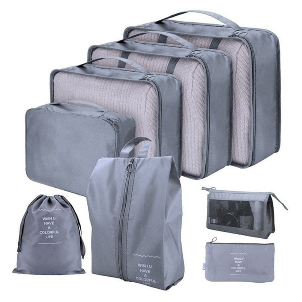 Rephrased Title: 
Set of 8 Waterproof Bags for Organizing and Storage