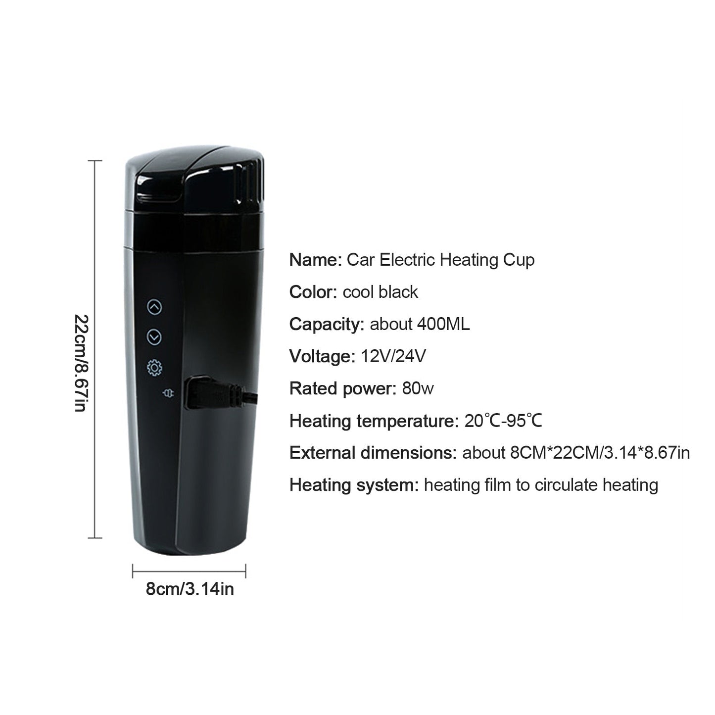 Smart Car Mug with Heating Functionality
