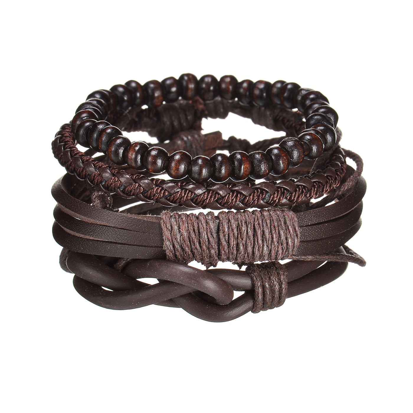 Contemporary Men's Layered Wristband