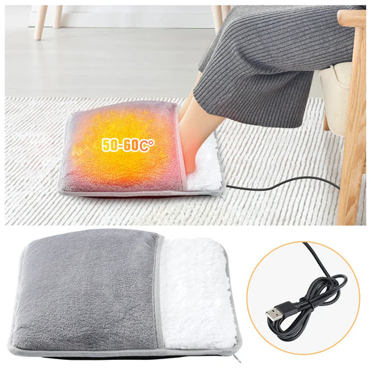 Winter Foot Warmer with Plush and Soft Texture for Versatile Use
