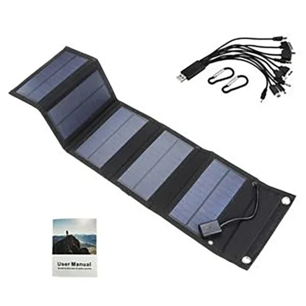 Cell Phone Solar Charger with USB Connection - Portable