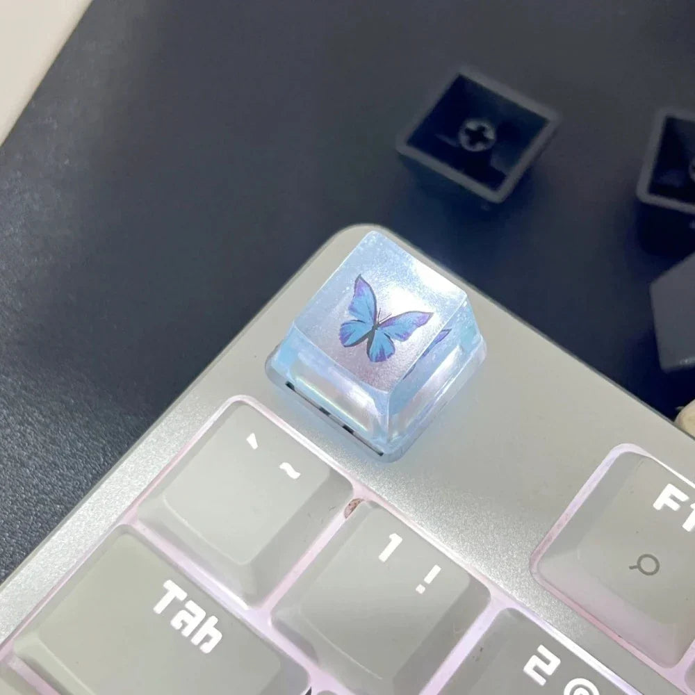 Keycap with Butterfly Design