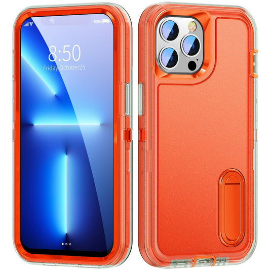 Shock-Resistant Phone Case with Full Coverage and Built-In Stand