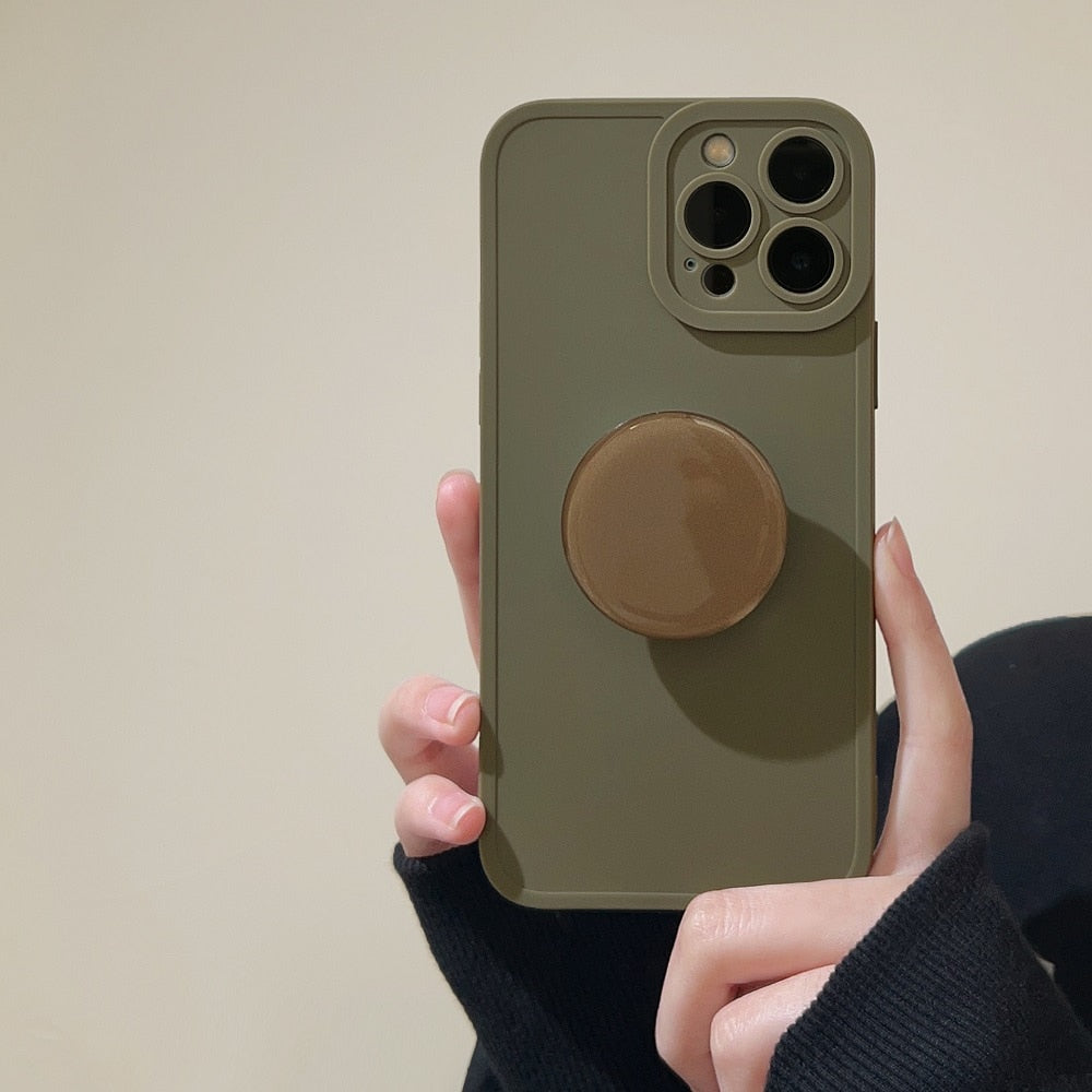 Adjustable Back Holder Earth Tone Mobile Case