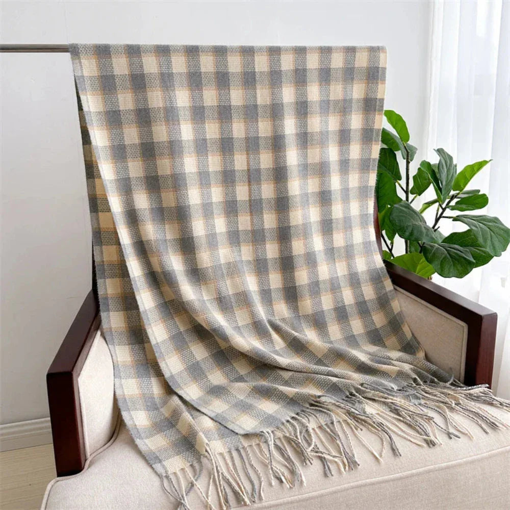 Cozy and Plaid Scarf