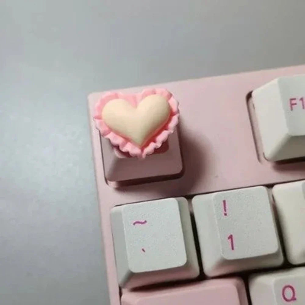 Cartoonish Pink Keycap Design