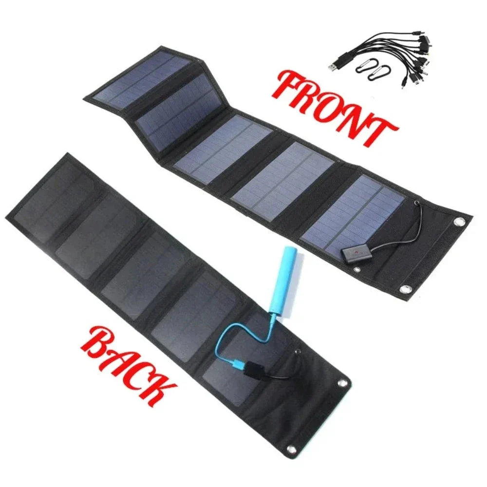 Cell Phone Solar Charger with USB Connection - Portable
