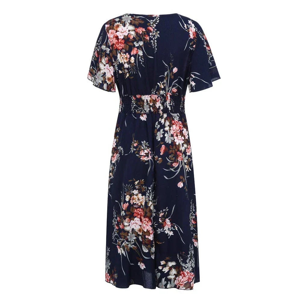 Floral Plus Size Women's Dress