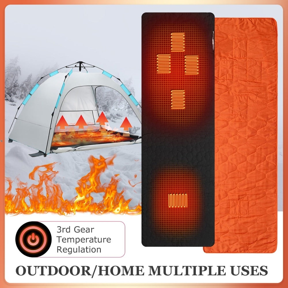 Heated USB Portable Camping Mat for Outdoor Sleeping