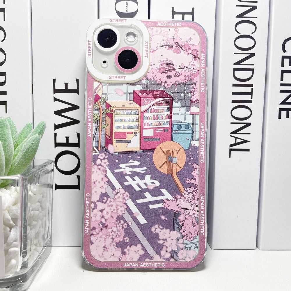 Japanese Cartoon-inspired iPhone Case with a Distinctive Theme