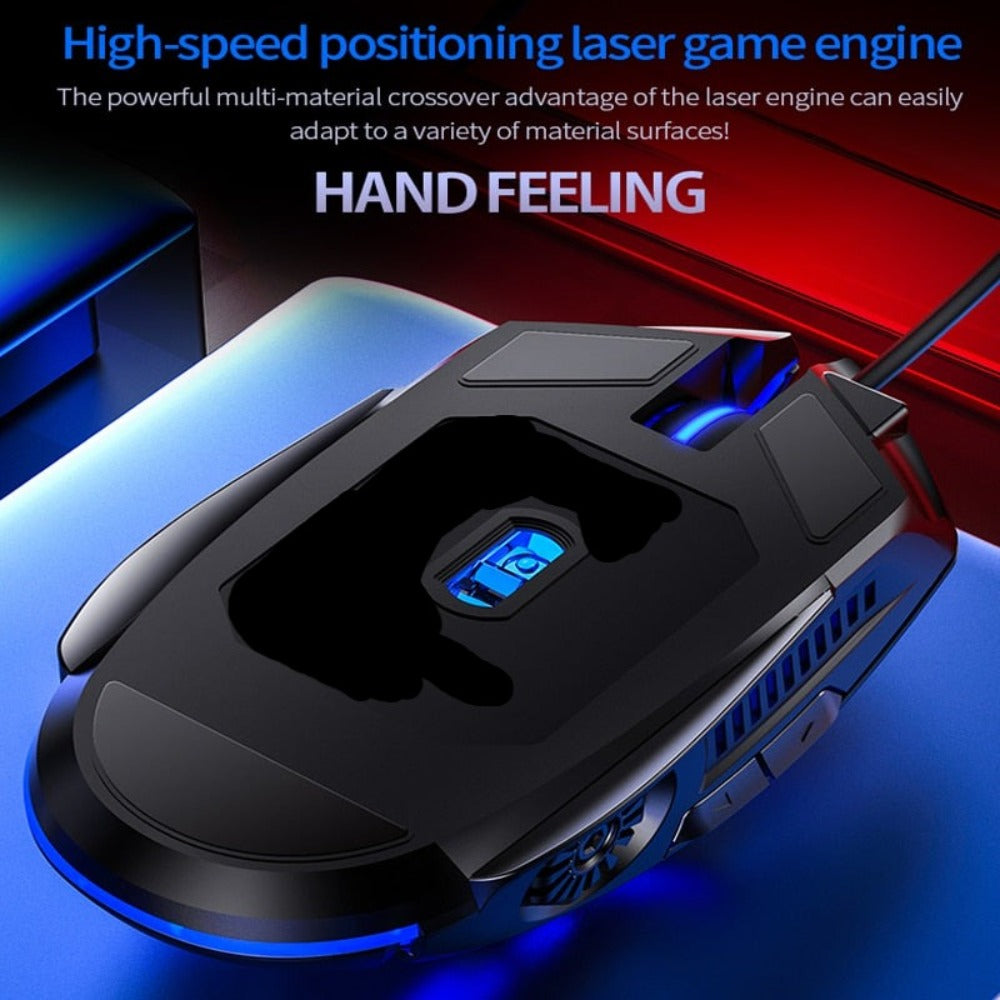 Enhanced Gaming Experience with 6 Button Dragon Mouse at 3200 DPI