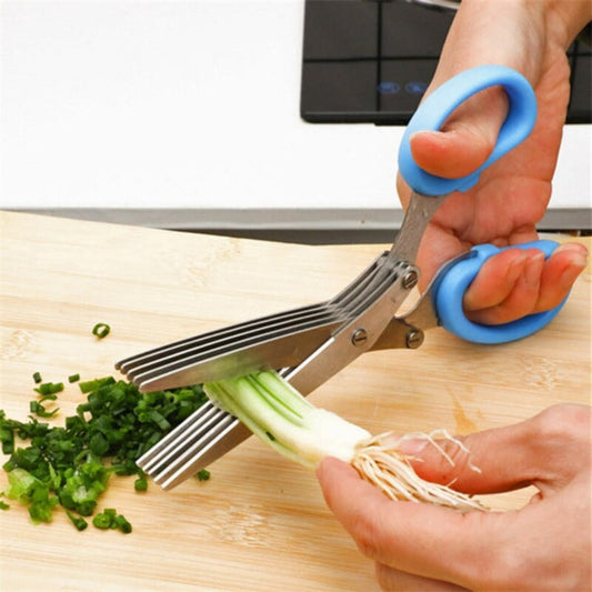 Stainless Steel Scissor for Chopping Vegetables with Multiple Layers