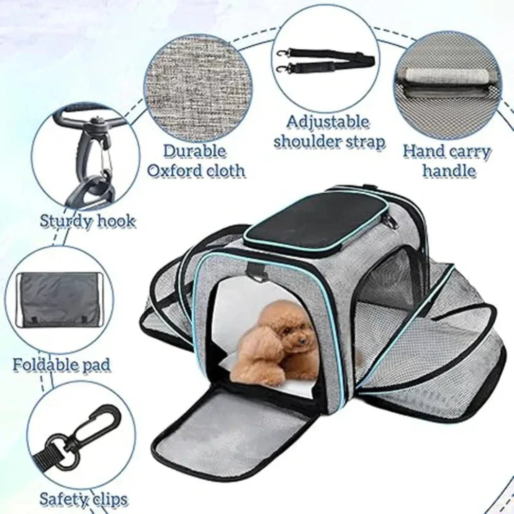 Breathable Portable Pet Carrier Bag for Traveling with Your Pet