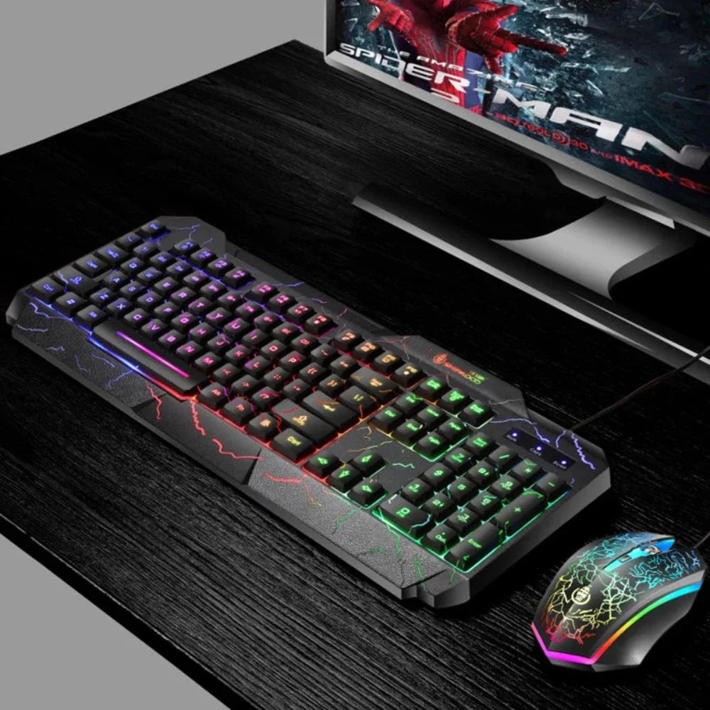 RGB Gaming Keyboard and Mouse Set - Dragon X Edition